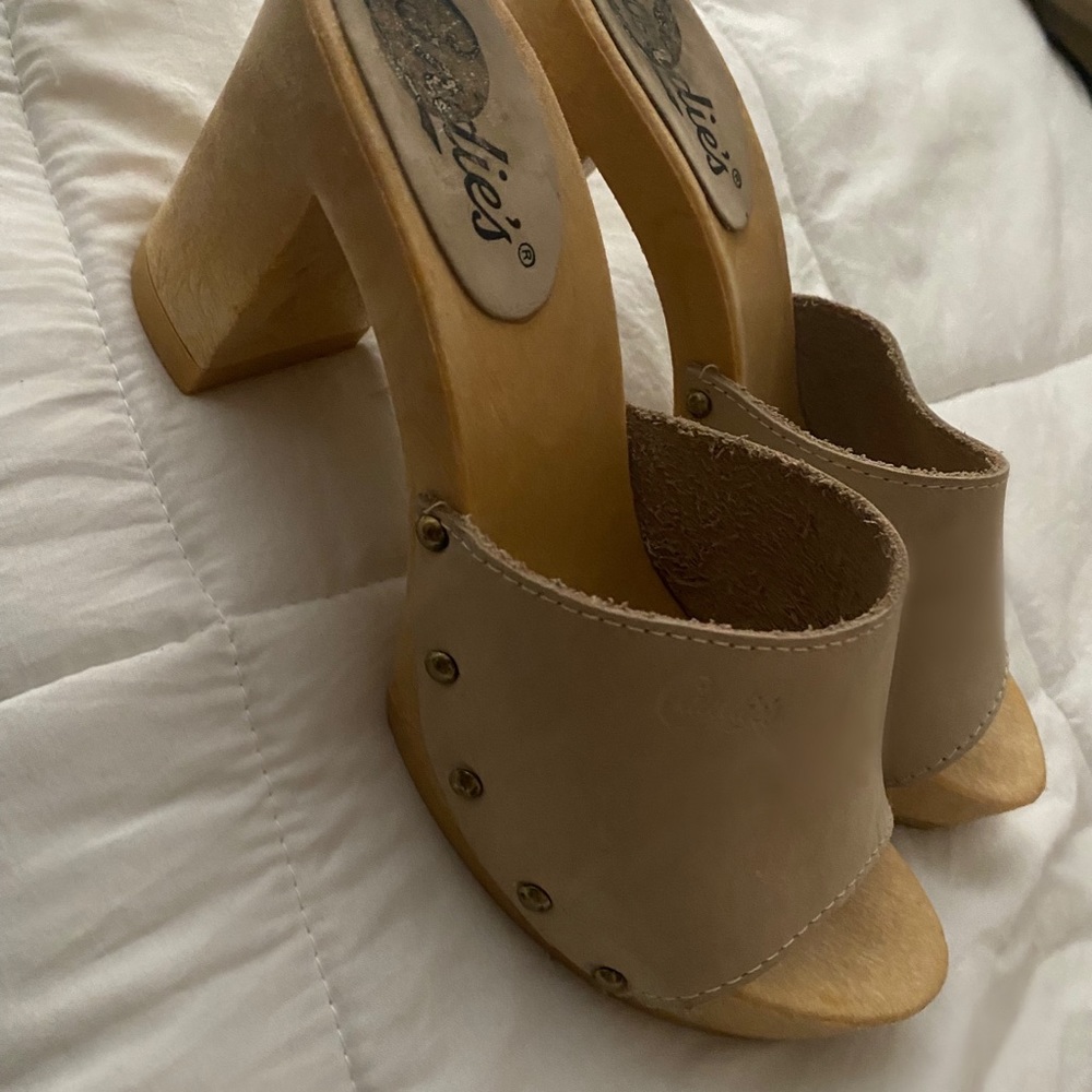Faux Suede Candies Original 1980’s heels